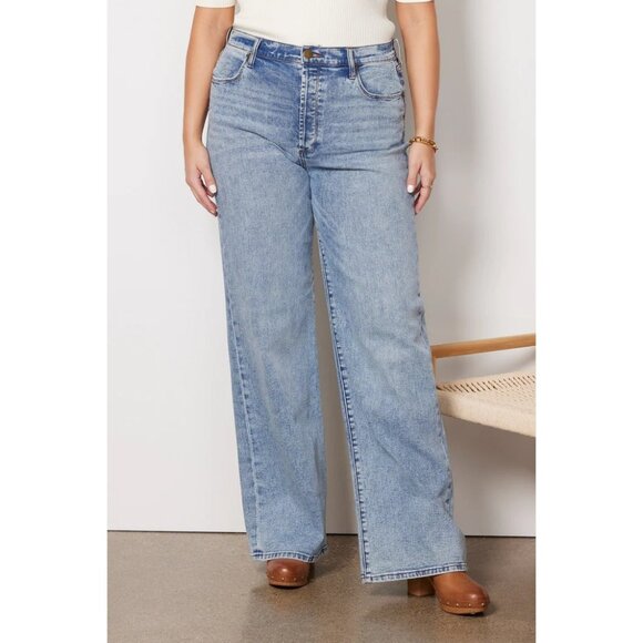 Evereve The Ever Trouser Jeans Size 27 High Rise Relaxed Fit - Picture 1 of 10